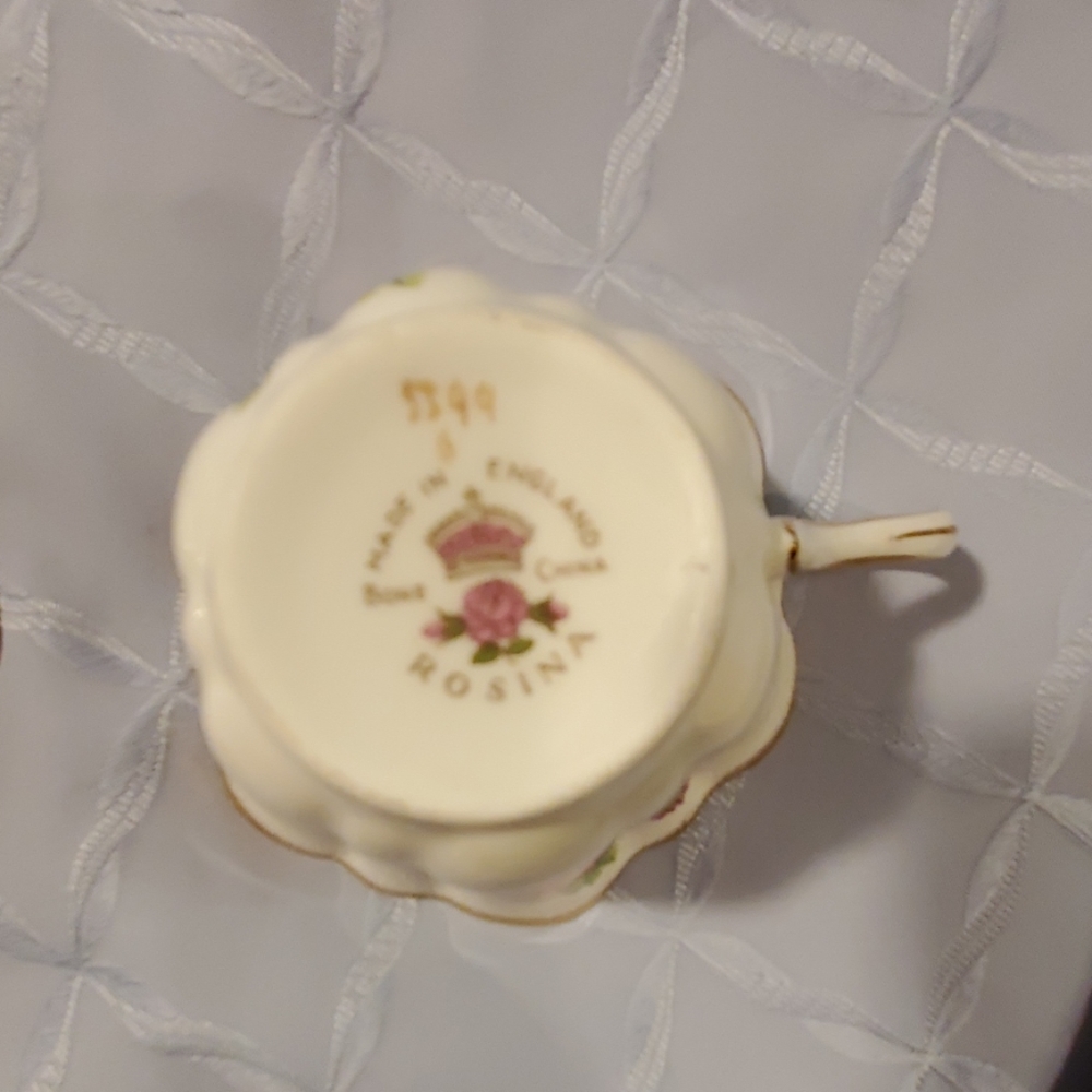 **HP**ROSINA Teacup & Saucer #5399 Daisy - Picture 5 of 8